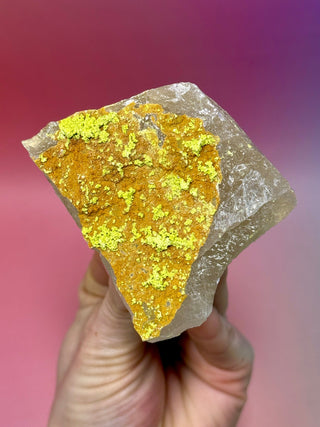 GREEN NONTRONITE ON QUARTZ (1) Raw Crystal The Crystal Avenues 