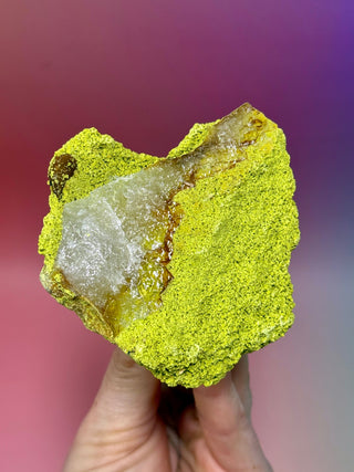 GREEN NONTRONITE ON QUARTZ (2) Raw Crystal The Crystal Avenues 