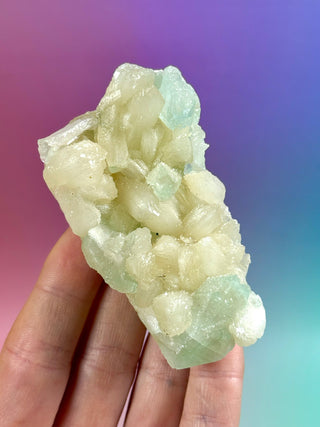 GREEN STARSEER APOPHYLLITE CLUSTER (1) Cluster The Crystal Avenues 