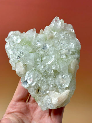GREEN STARSEER APOPHYLLITE CLUSTER (1) Cluster The Crystal Avenues 