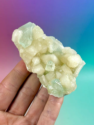 GREEN STARSEER APOPHYLLITE CLUSTER (1) Cluster The Crystal Avenues 
