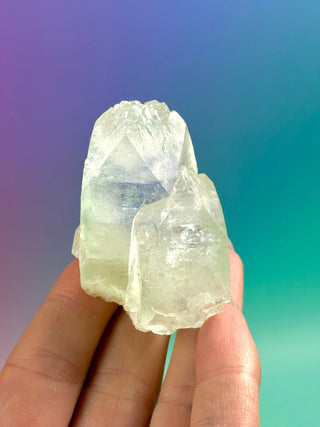 GREEN STARSEER APOPHYLLITE CLUSTER (7) Cluster The Crystal Avenues 