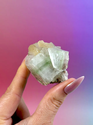 GREEN STARSEER APOPHYLLITE CLUSTER (8) Cluster The Crystal Avenues 