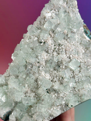 GREEN STARSEER APOPHYLLITE CLUSTER (J) Cluster The Crystal Avenues 