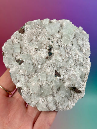 GREEN STARSEER APOPHYLLITE CLUSTER (M) Cluster The Crystal Avenues 