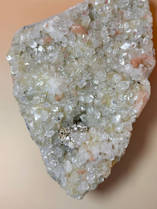 GREEN STARSEER APOPHYLLITE CLUSTER - XL Cluster The Crystal Avenues 