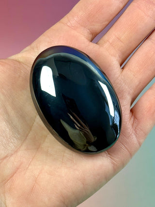 HEMATITE PALM STONE (3) Palm stone The Crystal Avenues 