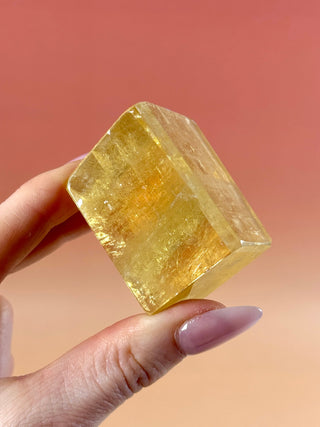 HONEY OPTICAL CALCITE FREEFORM (1) Freeform The Crystal Avenues 