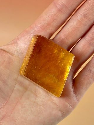 HONEY OPTICAL CALCITE FREEFORM (3) Freeform The Crystal Avenues 