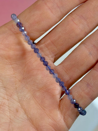 IOLITE FACET STRETCH BRACELET Bracelet The Crystal Avenues 