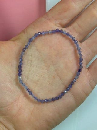 IOLITE FACET STRETCH BRACELET Bracelet The Crystal Avenues 