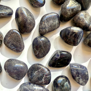 IOLITE TUMBLE STONE Tumble Stone The Crystal Avenues 