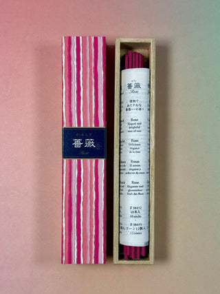 KAYURAGI Incense Sticks - Rose incense The Crystal Avenues 