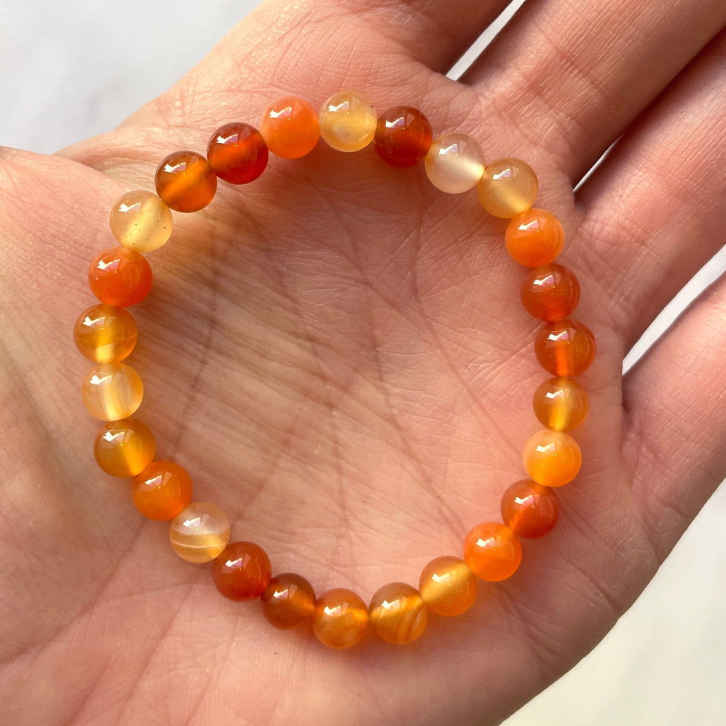 KIDS CRYSTAL BRACELET Bracelet The Crystal Avenues Carnelian 