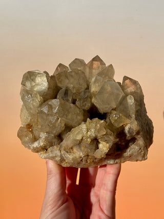 KUNDALINI CITRINE - A QUALITY (A) Cluster The Crystal Avenues 
