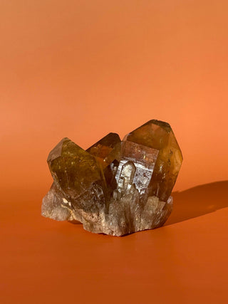 KUNDALINI CITRINE - A QUALITY (D) Cluster The Crystal Avenues 