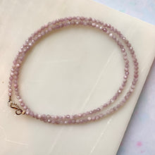 Load image into Gallery viewer, KUNZITE FACET CHOKER NECKLACE Bracelet The Crystal Avenues 
