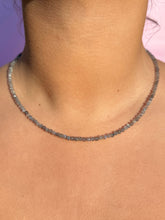 Indlæs billede til gallerivisning LABRADORITE FACET CHOKER NECKLACE Necklace The Crystal Avenues 
