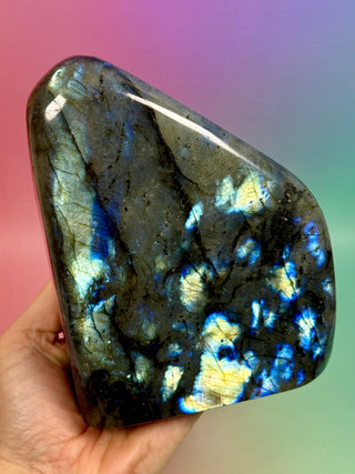 LABRADORITE FREEFORM (2) tumble stone The Crystal Avenues 