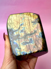 Load image into Gallery viewer, LABRADORITE FREEFORM (2) tumble stone The Crystal Avenues 
