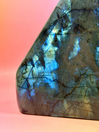 LABRADORITE FREEFORM XL (1) tumble stone The Crystal Avenues 