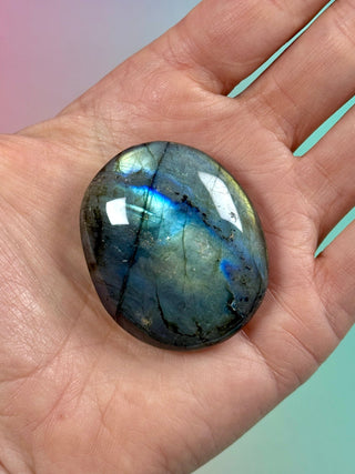 LABRADORITE PALM STONE (1) Palm stone The Crystal Avenues 