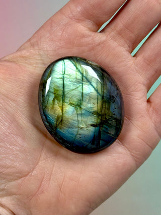 LABRADORITE PALM STONE (2) Palm stone The Crystal Avenues 