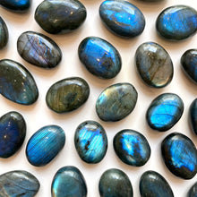 Load image into Gallery viewer, LABRADORITE PALM STONE - SMALL tumble stone The Crystal Avenues 
