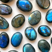 Load image into Gallery viewer, LABRADORITE PALM STONE - SMALL tumble stone The Crystal Avenues 
