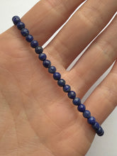 Load image into Gallery viewer, LAPIS LAZULI BRACELET (4MM) Bracelet The Crystal Avenues 
