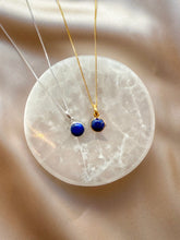 Indlæs billede til gallerivisning LAPIS LAZULI CRYSTAL NECKLACE - ROUND PENDANT Necklace The Crystal Avenues 
