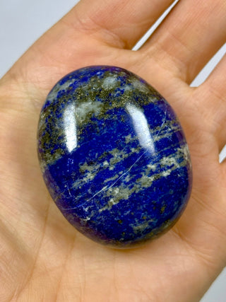 LAPIS LAZULI PALM STONE (2) tumble stone The Crystal Avenues 