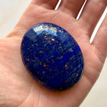 Load image into Gallery viewer, LAPIS LAZULI PALM STONE (2) tumble stone The Crystal Avenues 
