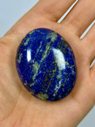 LAPIS LAZULI PALM STONE (3) tumble stone The Crystal Avenues 