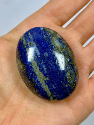 LAPIS LAZULI PALM STONE (4) tumble stone The Crystal Avenues 