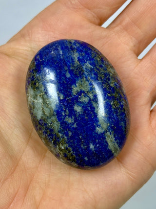 LAPIS LAZULI PALM STONE (4) tumble stone The Crystal Avenues 