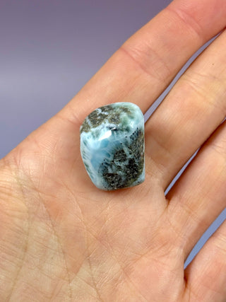LARIMAR (3) Tumble Stone The Crystal Avenues 