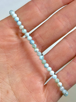 LARIMAR FACET STRETCH BRACELET Bracelet The Crystal Avenues 