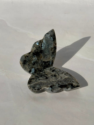 LARVIKITE BUTTERFLY (1) Heart The Crystal Avenues 