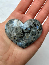 Load image into Gallery viewer, LARVIKITE HEART (3) Heart The Crystal Avenues 
