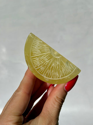 LEMON CALCITE FRUIT (1) Heart The Crystal Avenues 