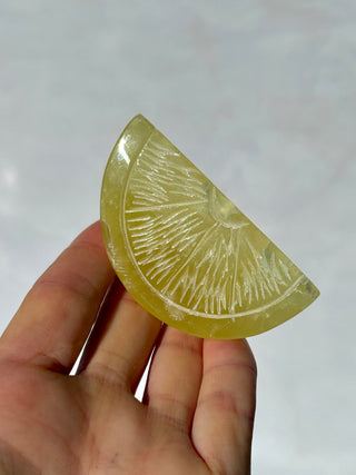 LEMON CALCITE FRUIT (1) Heart The Crystal Avenues 