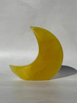 LEMON CALCITE MOON (5) Heart The Crystal Avenues 
