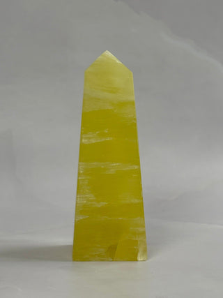 LEMON CALCITE TOWER (1) Palmstone The Crystal Avenues 