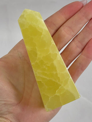 LEMON CALCITE TOWER (1) Palmstone The Crystal Avenues 