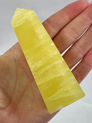 LEMON CALCITE TOWER (2) Palmstone The Crystal Avenues 