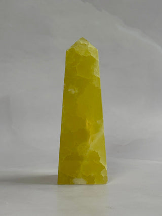 LEMON CALCITE TOWER (3) Palmstone The Crystal Avenues 