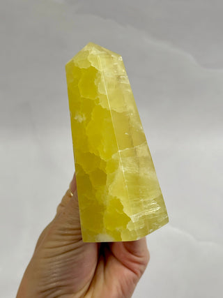 LEMON CALCITE TOWER (3) Palmstone The Crystal Avenues 