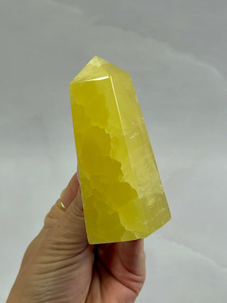LEMON CALCITE TOWER (4) Palmstone The Crystal Avenues 