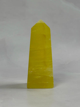 LEMON CALCITE TOWER (4) Palmstone The Crystal Avenues 